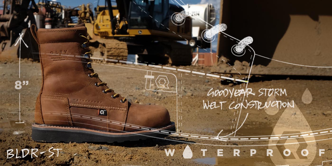 Designing the QLTY BLDR 8" Waterproof Work Boot