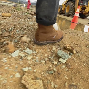 BLDR-ST 8" Waterproof Boot : Moka (Steel Toe)