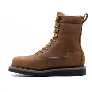 BLDR-ST 8" Waterproof Boot : Moka (Steel Toe)