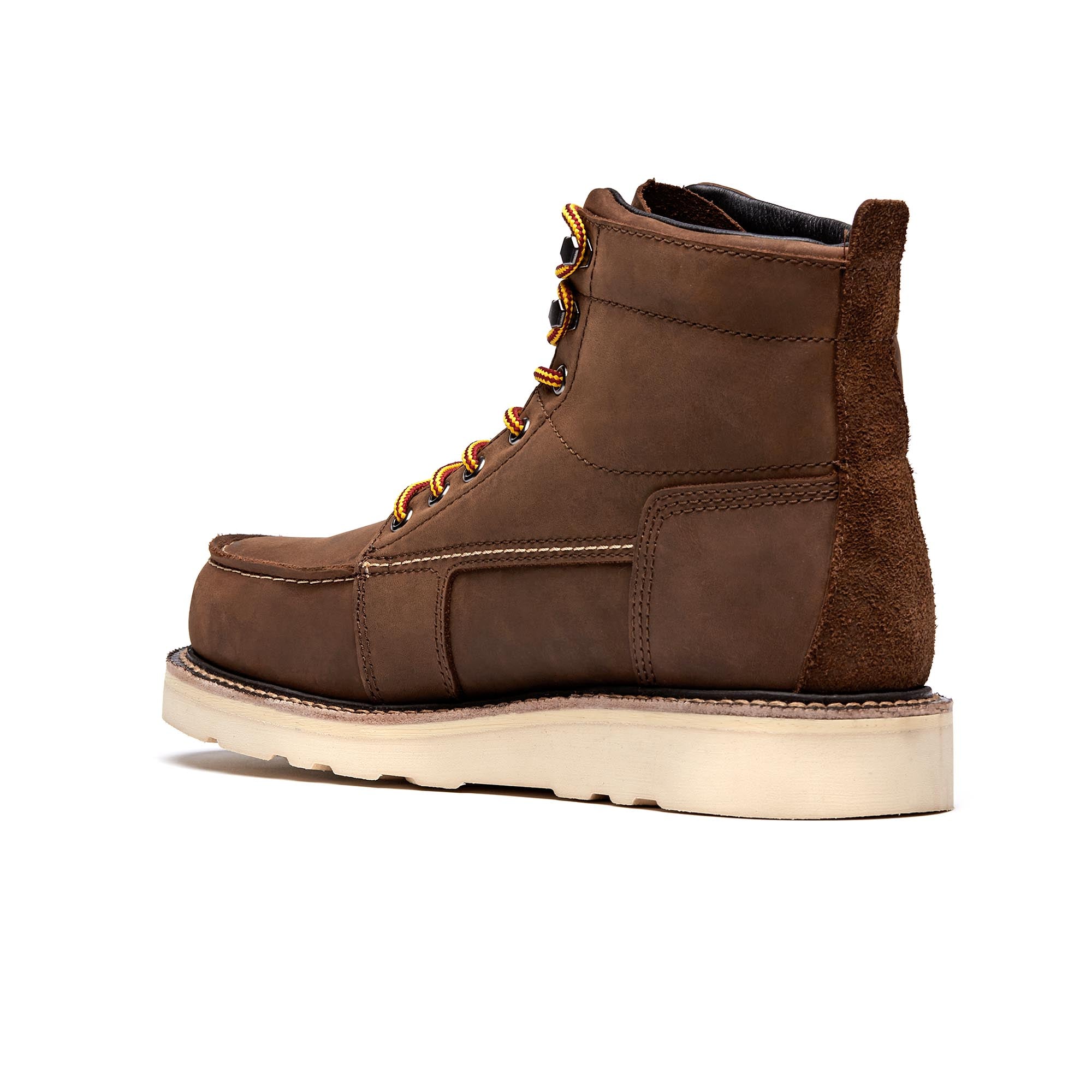 QLTY Work Boot The DNVR Moc Toe Goodyear Welt White Sole 6 QLTY Work Boots