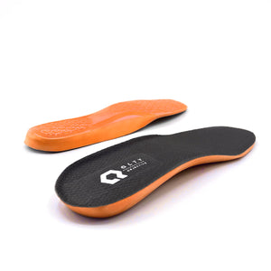 The QLTY Hex insole is a removable soft rubber polyurethaning comfort cushion insole with shock absorption
